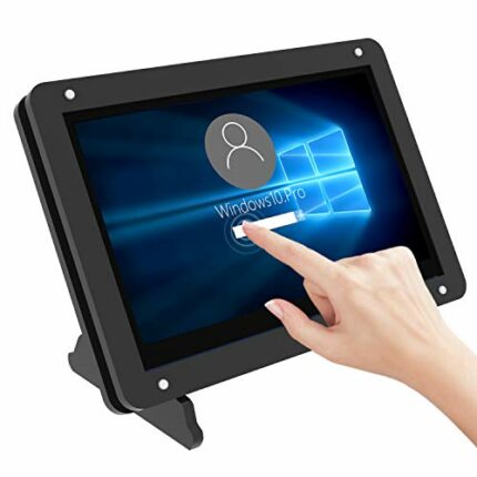 for Raspberry Pi 4 Screen, 5 inch Touch Screen Capacitive Display, 800x480 Pixels Portable Monitor with Acrylic Case
