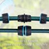Aqua Flow Hose Pipe Connector Set - Premium 5-in-1 Hose Connecter Ideal for Universal 1/2" UK Hose Pipes, Made from Durable ABS Plastic, Quick Co