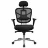 LONGTOO Office Chair, Adjustable High Back Ergonomic Desk Chair, Thick Seat Cushion Computer Chair, Adjustable 3D Headrest, 2D Armrest and Lumbar