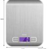 Vivo© Digital LCD Electronic Kitchen Household Weighing Food Cooking Scales 5KG Steel