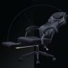 Ygqbgy Furniture Office Chair High Back Gaming Chair Recliner Computer Seat Office Lying Armchair with Footrest