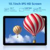 10 inch Tablet Android 12.0,6GB RAM 128GB ROM Expansion 1TB,AX WiFi,6000mAh Quick Charge,8MP+13MP Dual Camera,1280x800 IPS HD Glass Touchscreen,M