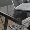 SIGNATURE DESIGN BY ASHLEY Home Office Computer Desk, Metal, Black & Silver, W x 51" D x 27" H