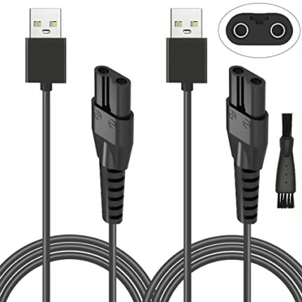 EatPitaya USB Charger Cable Fit for MANSCAPED Lawn Mower 3.0 & 2.0, Replacement for Manscaped Charger 1.2m/47in, Electric Groin Hair Trimmer Powe