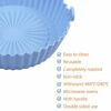 2 Pcs 5.7inch Air Fryer Silicone Liners, Reusable Round Air Fryer Silicone Pot Food Grade Lliners for Air Fryer Baskets Air Fryer Baking Accessor