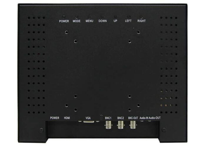 Neon LED10.4-POE 10.4" TFT-LED PoE Monitor, Commercial Grade 24/7 usage. Engineered for CCTV. 800 × 600, HDMI/VGA/BNC/RJ45/Built-In Speaker, VESA