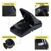 Trisiki 4 Pack Upgraded Rat Trap, Mouse Trap for Various Sizes of Rodents, High Sensitive Large Snap Trap that kills instantly, Reusable Heavy Du