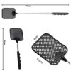 Wancala 3pcs Fly Swatter, Fly Killer Bat with Long Handle, Fly Zapper Racket ，Fly Swatter Plastic Spider Catcher Mini Fly Swatter Insect Catcher