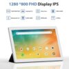 TOSCiDO Tablet 10 Inch 8 Core Android 12,4GB RAM,64GB,8000 mA Battery,Dual SIM 4G LTE,WiFi,BT5.0,GPS,Google GMS Certified Tablet PC With Tablet c