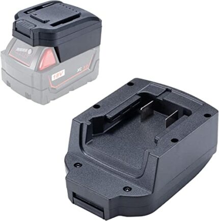 JANRI Battery Adapter for WORX 6 pin power Tools, Convert for Milwaukee M18 18V Li-ion Battery to Worx 20V WA3520 WA3525 WA3575 WA3578 battery