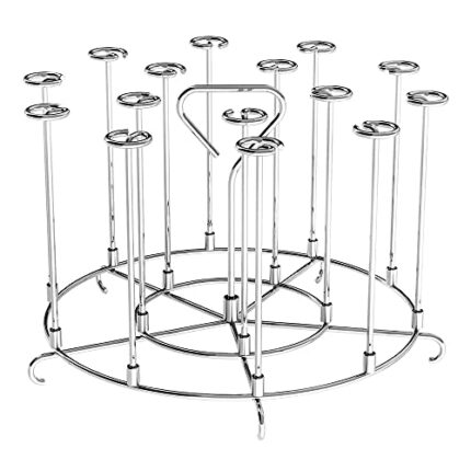 Swetup Skewer Stand, Stainless Steel Skewer Rack for Instant Pot 8 Qt Air Fryer Accssories, Kebab Stand Accessories for Ninja Foodi Air Fryer, Ai