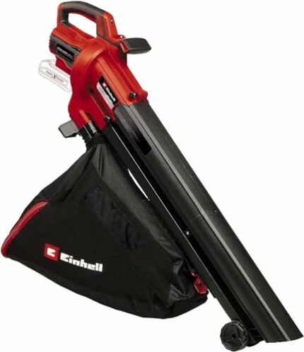 Einhell Power X-Change 18V Cordless Leaf Blower And Vacuum - Outdoor Air Blower And Garden Vacuum With 10:1 Shredding Function - VENTURRO 18/210
