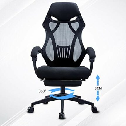 NXYJD Ergonomic Office Chair, Modern High-Back Desk Chair, Reclining Computer Chair, Adjustable Seat Cushion, Breathable Mesh Back