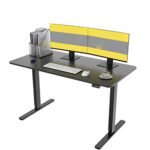 DYXYH Electric Standing Desk Height Adjustable Desk, 48 X 24 Inches Computer Desk For Workstation Home Office Table Sit Stand Desk