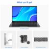 SGIN 15.6 Inch Laptop, 8GB RAM 256GB SSD(TF Card 512GB), Laptop Computer with Intel Quad Core Processor Up to 2.5GHz, PC Notebook with Dual Band
