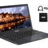 ASUS 11.6 HD Thin Light Student Laptop 2022 Newest, Intel Celeron N4020 up to 2.8 GHz, 4GB RAM, 128GB PCIe + 64GB eMMC, 180°Lay-Flat Hinge, HDMI,
