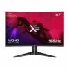 X= XC27WQ 27" VA 1440p 165Hz FreeSync/G-Sync DP HDMI Curved RGB Gaming Monitor with speakers