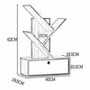 ZYING Simple Home Small Bookshelf, Floor Office Desktop Storage Rack Creative Bookshelf