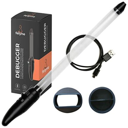 Rechargeable Spider Catcher Vacuum Long Handle Strong Suction LED Light Bug Trap for Spiders Insects Wasps Bees Mosquitos Moths by Felyne