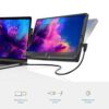 SideTrak New Swivel Attachable Portable Monitor for Laptop 12.5” FHD IPS Rotating Dual Laptop Screen | Compatible with Mac, PC, & Chrome | Powere