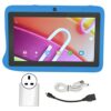 Zunate 7in Kids Tablet for Android, 4GB RAM 32GB ROM 128G Expand, 5G Dual Frequency WIFI, Kids Edition Tablet with Kids Content, Support for Goog