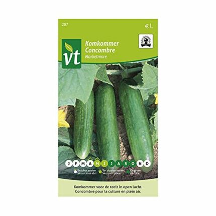 Cucumber Marketmore Organic Seeds - Fruits About 20 cm Long - 1 g - Seeds: 35