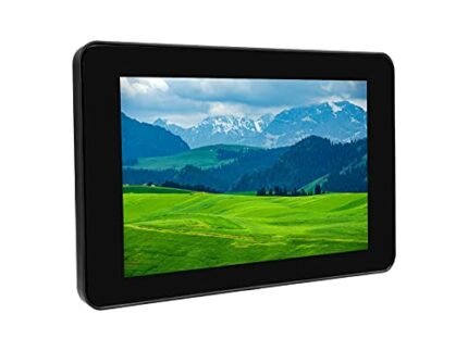 7 Inch DSI LCD Touchscreen Display with Protective Case for Raspberry Pi 4B, 800x480 TFT Screen Monitor Capacitive Touch Display Supports Raspbia