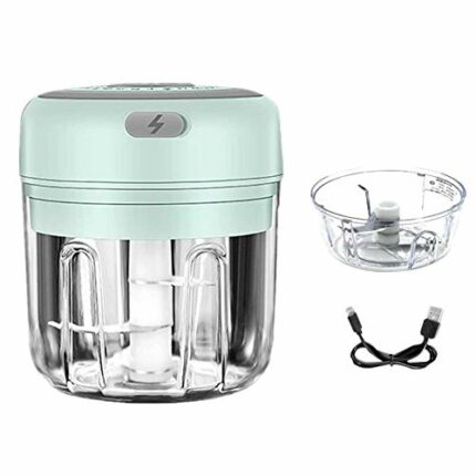 2ps Mini Food Chopper Electric Small Kitchen Food Processor Blender, Portable Vegetable, Fruit, Meat, Garlic, Onion, and Ginger Chopper, can be U