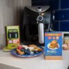 Boxer Gifts Easy Eats Cards-52 Delicious and Quick 10 Minute Prep Air Fryer Recipes for Beginners | Cookbook in Card Format with Wooden Stand, Ca