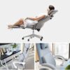 BZLSFHZ Desk Chair, Mordern Comfort Swivel Fabric Home Office Task Chair with Arms and Adjustable Height Suitable for Computer Working and Meetin