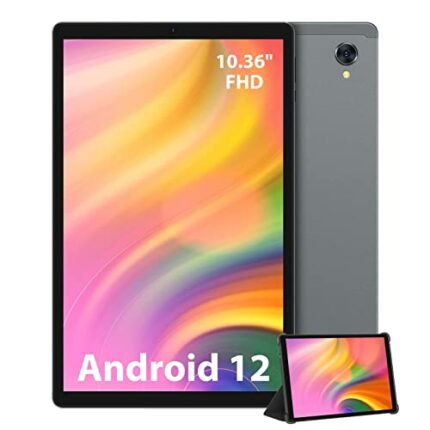 TOSCiDO Tablet 10.4 Inch Android 12 Octa Core 2.0Ghz, 5G WiFi,BT 5.0,4G LTE/SIM,6GB RAM+128GB ROM,Expandable 1TB SD,FHD+ IPS Screen,13MP+8MP, 800