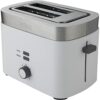 T4tec TT - TOT8532SL 2 Slice Toaster - White