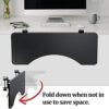 WANGFENG Easy Install Keyboard Tray, C - Clamp on Installation Fits Small Keyboard and Mouse Ergonomic Keyboard Tray Perfect for Office Home Scho