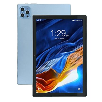 10.1 inch Android 12 Tablet, 2.4G/5G Wifi 8 Cores 6GB RAM 128GB ROM 4G Dual SIM Tablet with Dual Speakers, 8000mAh Battery, Bluetooth 5.0, GPS an