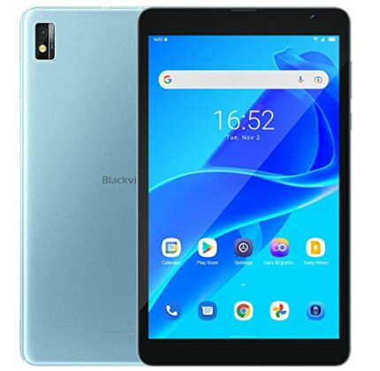 Blackview Tab 6, 8 inch Android 11 Tablet HD+ Display, T310 2.0GHz 3GB RAM+32GB ROM, 5580mAh Battery, Dual SIM 4G LTE Phone Call, 5MP+2MP Dual Ca