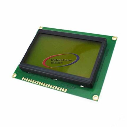 Reland Sun LCD12864 LCD Graphic Smart Display Controller Module 5V 128x64 Dots Graphic Matrix White Character Yellow Blue Backlight Board (Yellow