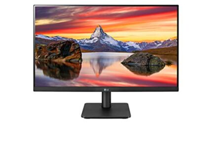 LG Electronics Full HD Monitor 24MP400P, 24 Inch, 1080p, 75Hz, 5 ms, IPS Display, AMD FreeSync, Energy Saving, HDMI, VGA, Anti Glare, Tilt Adjust