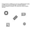 Annadue 3.5 Inch IPS USB Mini Screen, PC Sensor Panel Display, AIDA64 320 X 480 Computer Temp Monitor, Portable PC Temperature Display for CPU RA