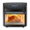 SXYCMY Air Fryer Oven Digital - 18L Large Capacity Oil-Free Touch Screen Oven with Rotisserie, Dishwasher Safe Parts, Rapid Air Circulation, BPA-