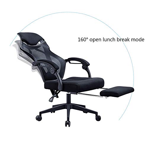 LZQDM High Back Swivel Chair Office Chair Swivel Office Chair Ergonomic Recliner Break Chair High Back Adjustable Height Reclining Armrest Chair