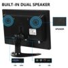 10.1 Inch Small Monitor, Raspberry Pi Monitor Built-in Speakers, Mini Monitor 1280 x 800, HDMI Monitor 60 Hz, 3ms, IPS Screen Display w/Remote Co