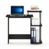 Furinno Efficient Home Laptop Notebook Computer Desk, Study Desk, Writing Desk, Sonoma Oak/White, 100.6 (W) x 85.3 (H) x 39.6 (D) cm