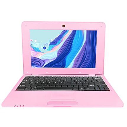 BlueBose Mini Laptop Notebook Netbook Tablet PC 10 inch Android Portable Ultrabook 1G DDR3 8GB Dual Core Wifi Camera USB HDMI (Pink)