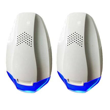 Ultrasonic Pest Repeller - 2 Pack Powerful Mouse Repellent - Indoor Electronic Repellent Plug in - Wide Frequency Range Pest Control Device for M