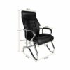 TJLSS Office Products Drafting Stool with Loop Arms in Computer Chair Home Office Chair Modern Simple Back Chair Staff Chair Game Chair Economic