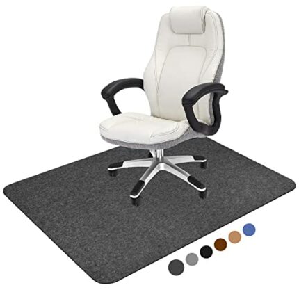 Placoot Office Chair Mat for Hardwood Floor, 55"x35" Computer Chair Mat, Desk Chair Mat, Large Anti-Slip Floor Protector for Home Office