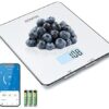 RENPHO Electronic Digital Kitchen Scales with Tare Function, Food Weighing Cooking Scale for Baking and Calorie Counting, Tempered Glass Platform