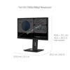 ViewSonic VG2448a-2 24-inch 1080p Full HD Monitor with Frameless Design, Advanced Ergonomics, HDMI, USB, DisplayPort, VGA, Integrated Speakers, f