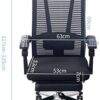 ZXFYHD Desk Chair,Office Chair Computer Chair Home Swivel Chair Ergonomic Supervisor Lunch Break Chair With Footrest