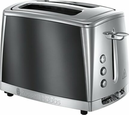 Russell Hobbs 23221 Luna Two Slice Toaster, 1500 W, Grey